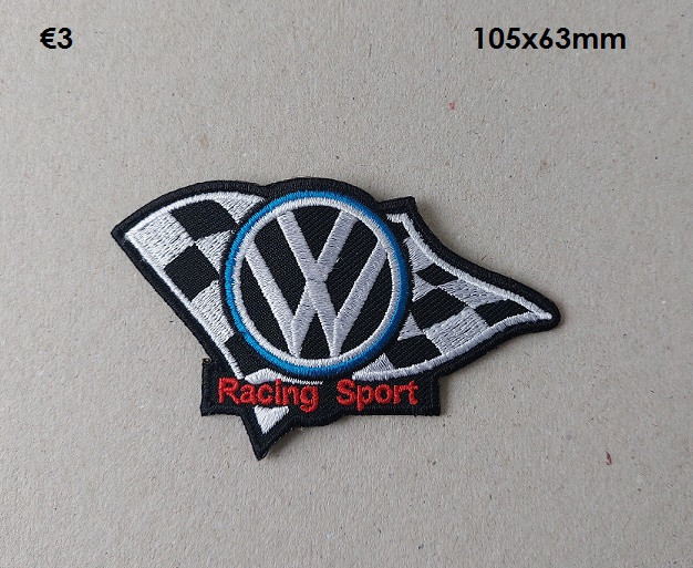 VW Racing Patch  NIEUW