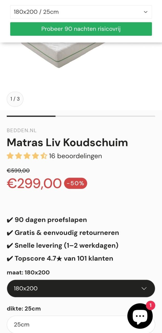 180x200 koudschuimmatras 200x180 stevige matras