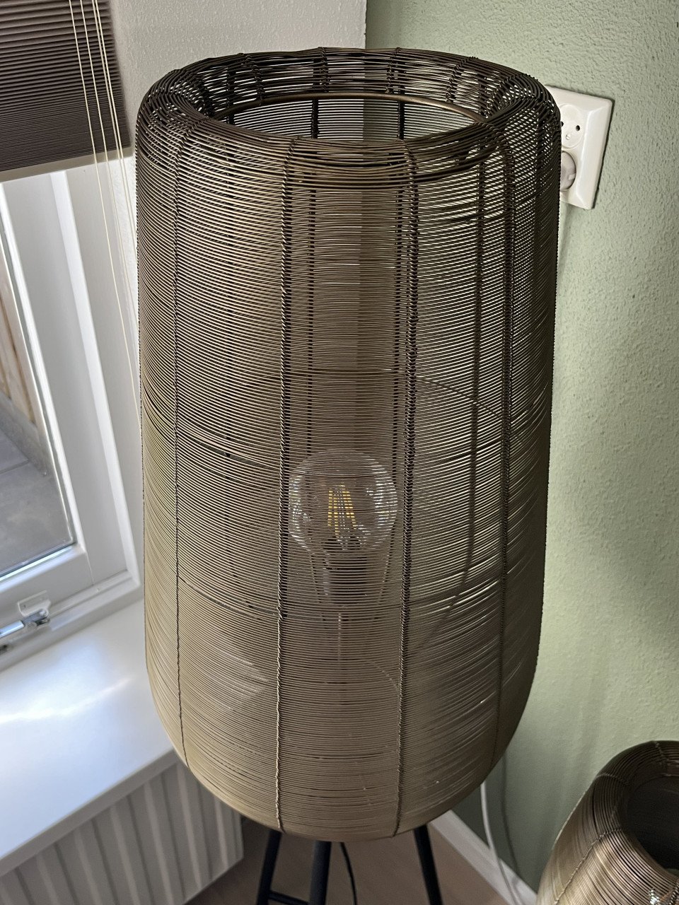 Barzio vloerlamp en tafellamp set