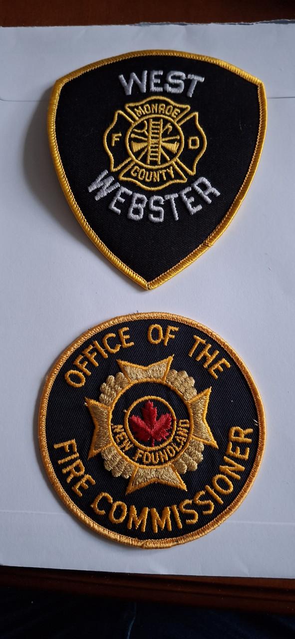 Emblemen van brandweerkorpsen wereldwijd