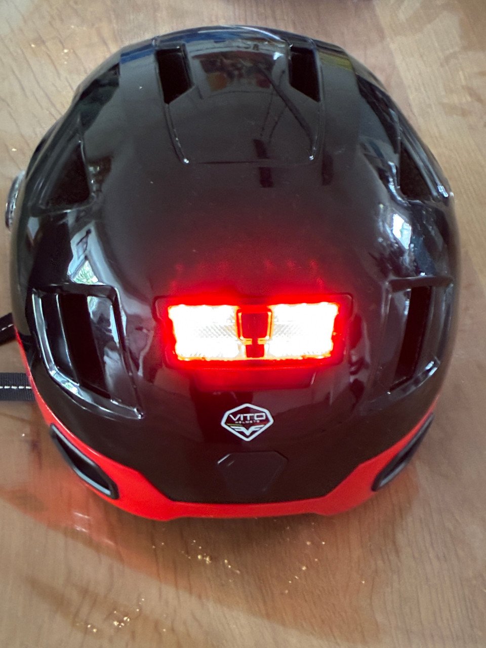 Helm scooter blauw kenteken