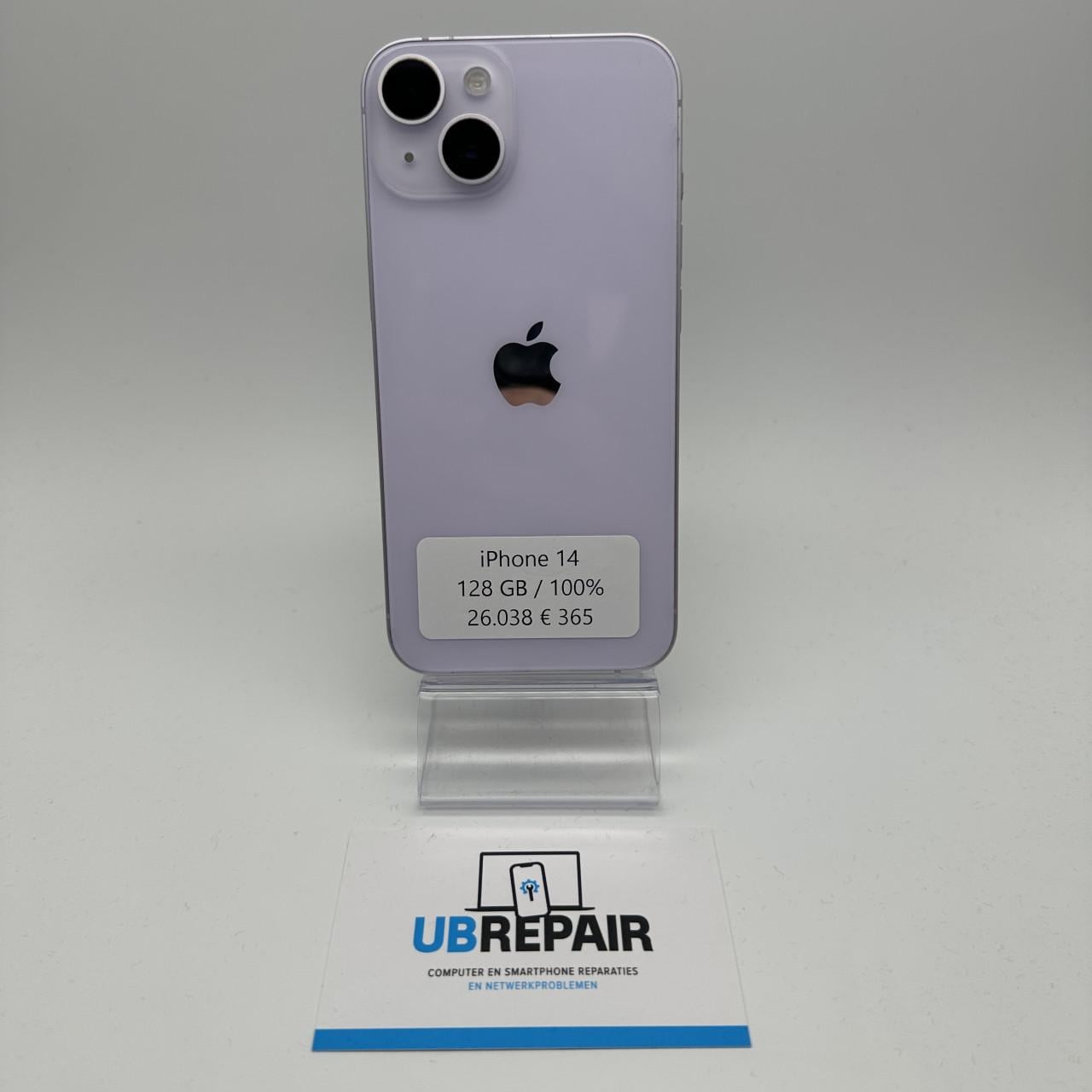 Apple iPhone 14 paars 128 GB