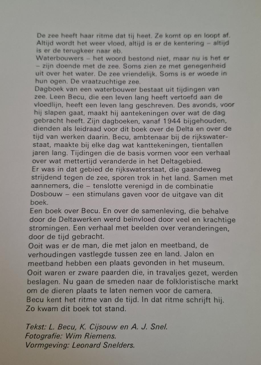 Dagboek van een waterbouwer, 1944 – 1986. Door K. Cijsouw e.a.