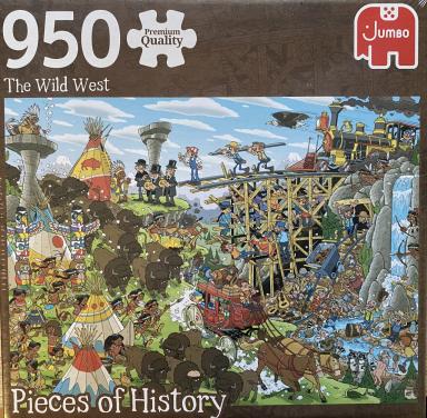 Jumbo puzzel Pieces of history: The Wild West