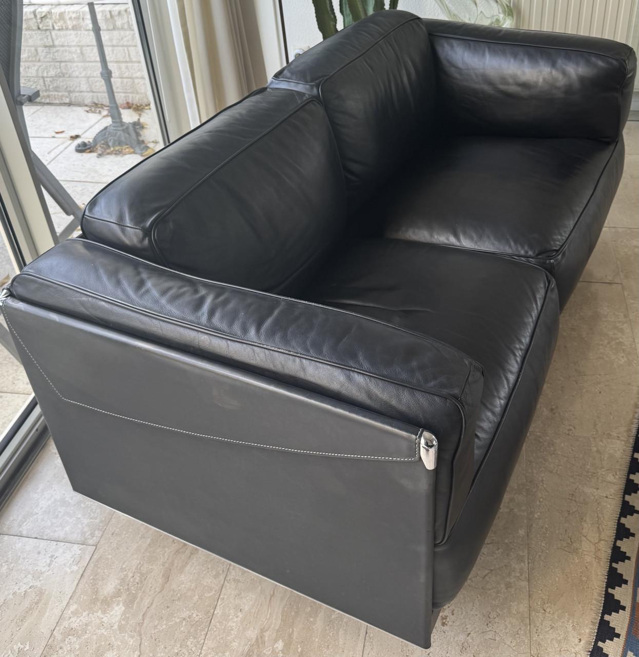 2 Poltrona Frau 2,5en 2 zitsbanken