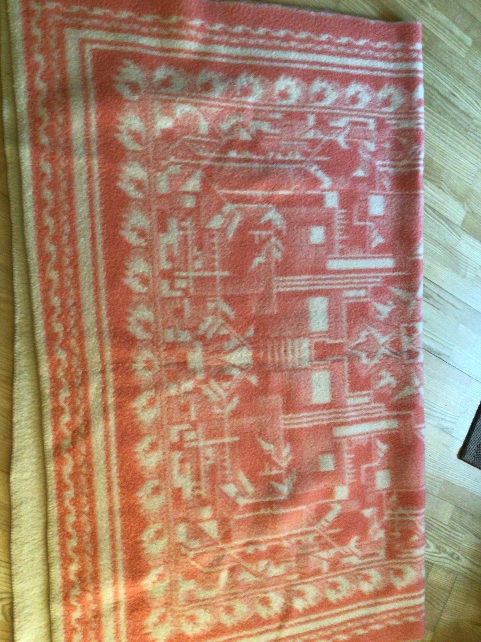Vintage wollen deken