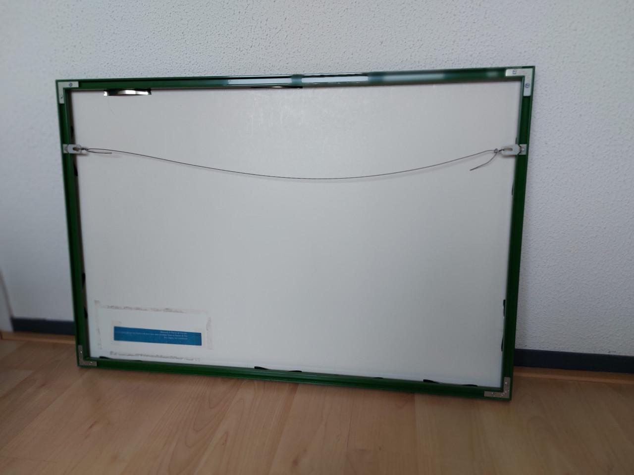 Mooie groen metalen wissellijst.