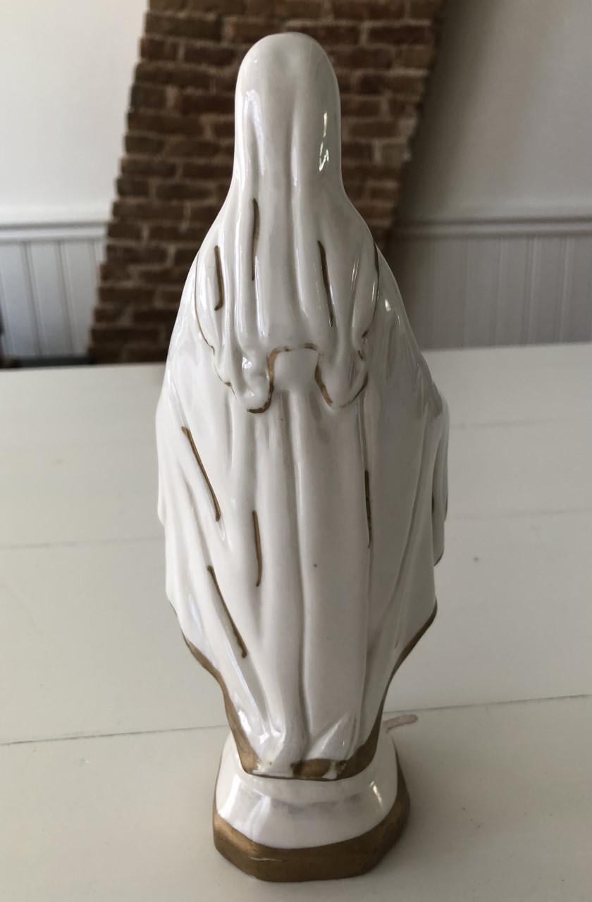 Lief brocante porseleinen heilig Maria beeldje
