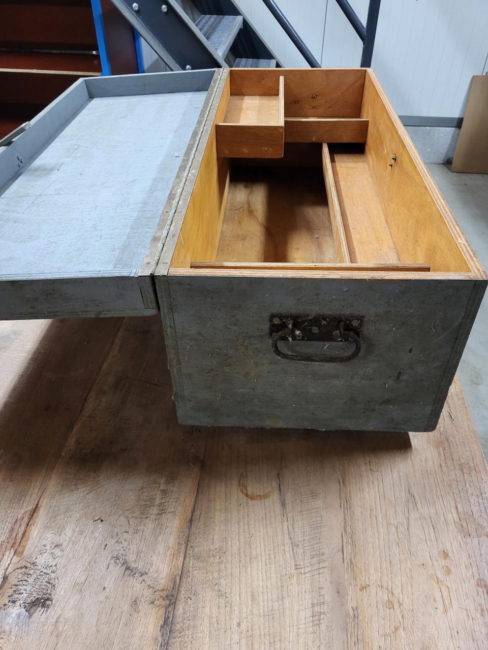 Gereedschap kisten  hout/metaal
