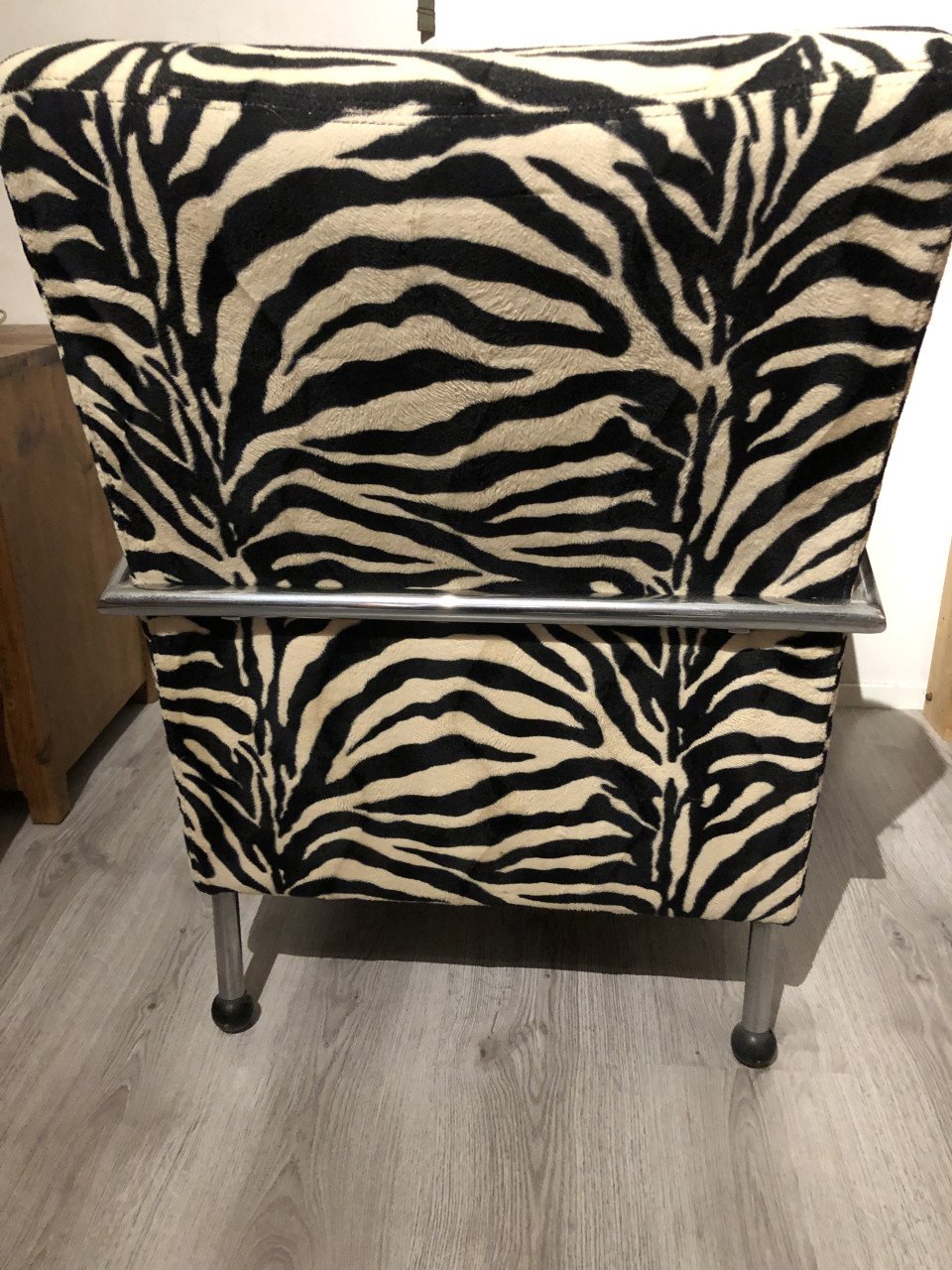 Vintage Zebra fauteuil