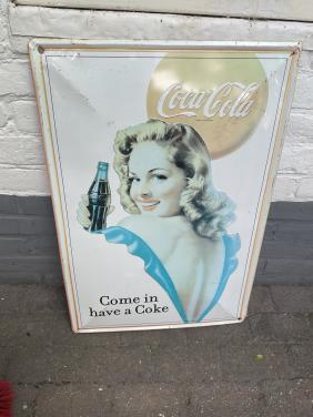 Coca Cola reclamebord
