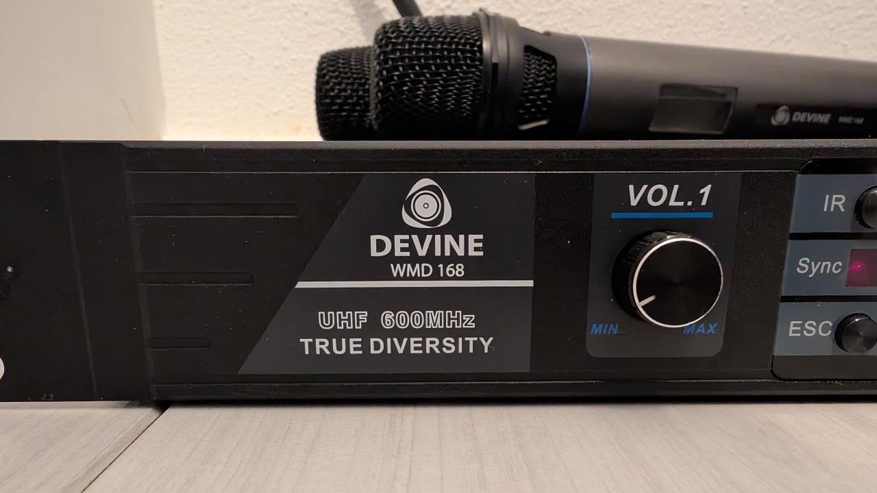 Draadloze microfoon Devine WDM 168