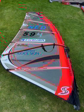 5,3m2 Simmerstyle Onshore Wave met mast en giek