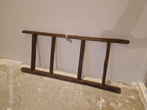 Decoratie ladder oud hout