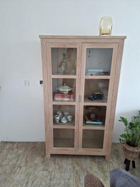 Massief eiken met een white wash set