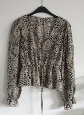 Panterprint blouse  maat 38