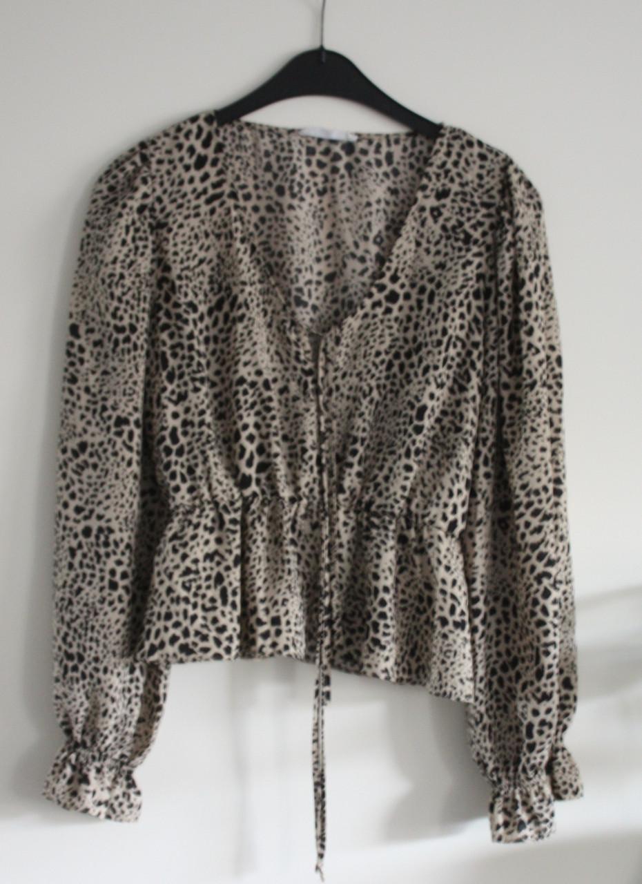Panterprint blouse  maat 38