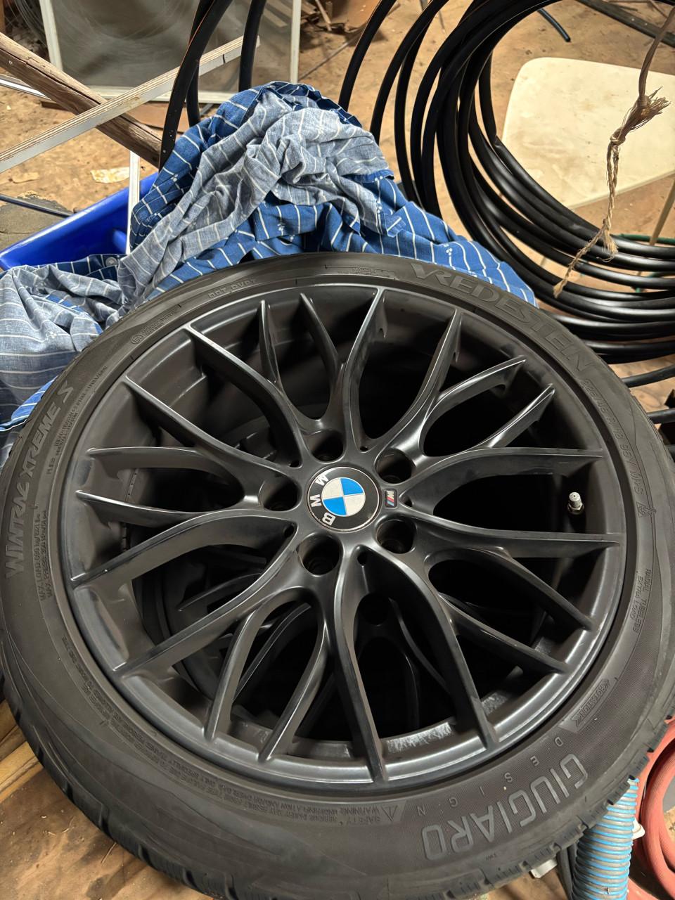 BMW M405 winterwielen zwart 18 inch