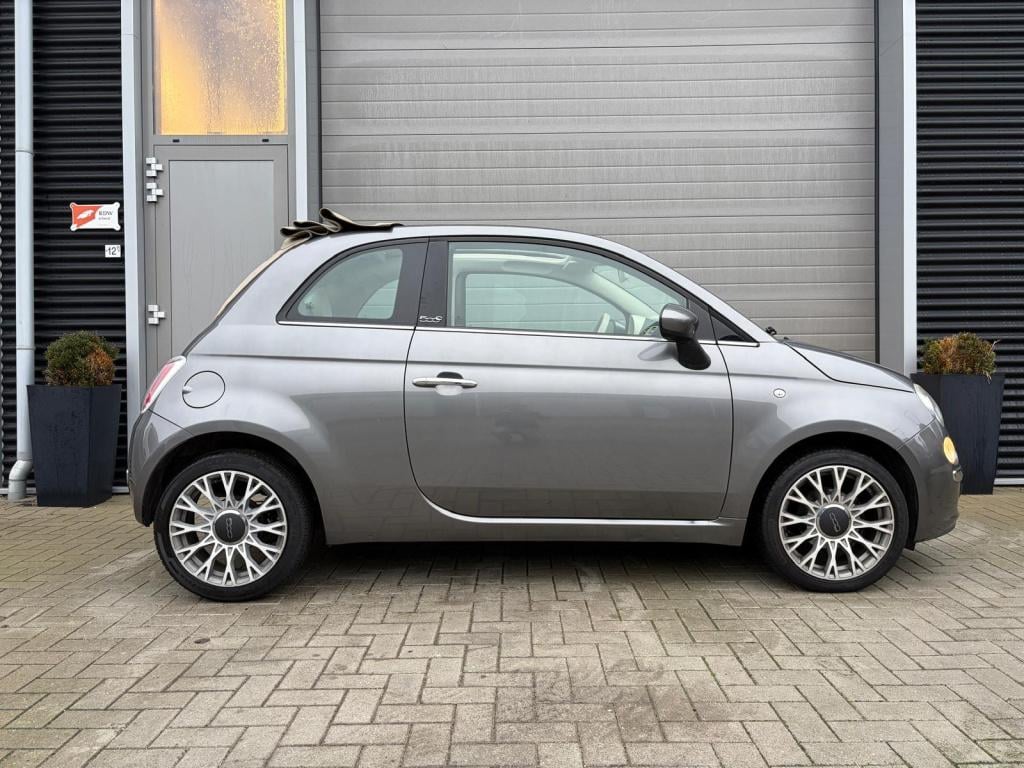Fiat 500 1.2 lounge/automaat/cabrio/airco/lichtmetaal/