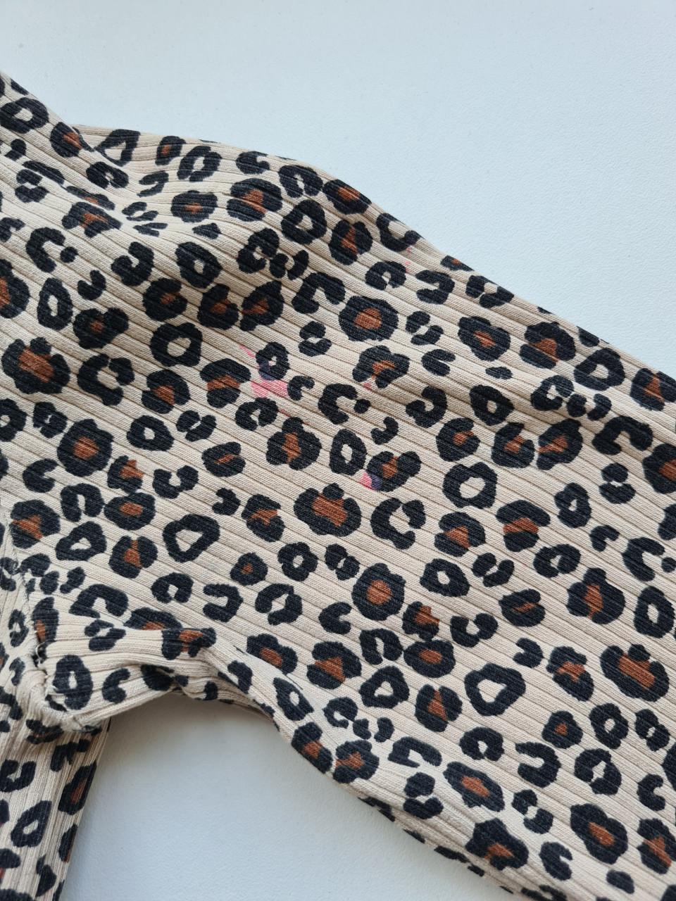 Leopardprint jurk KIDS maat 134/140