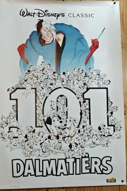 3 posters van Walt Disney in een koker.