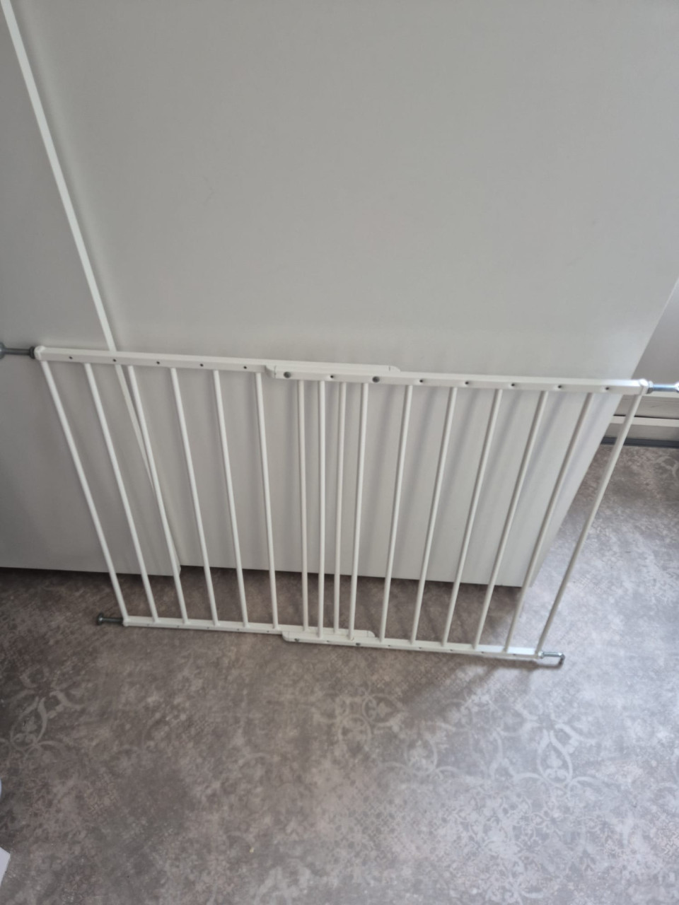 Traphekje metaal wit