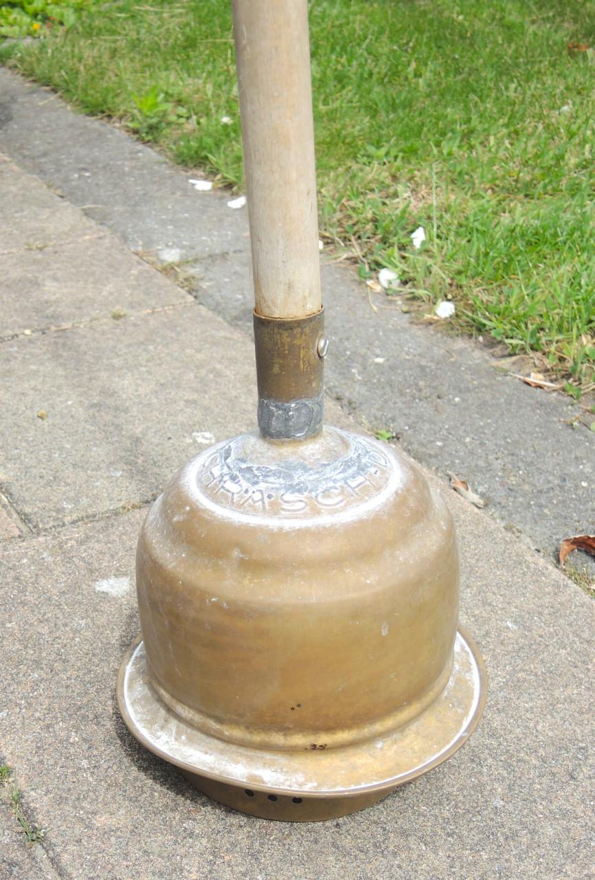 Ouderwetse koperen wasstamper / wasklok - Wasch Rasch
