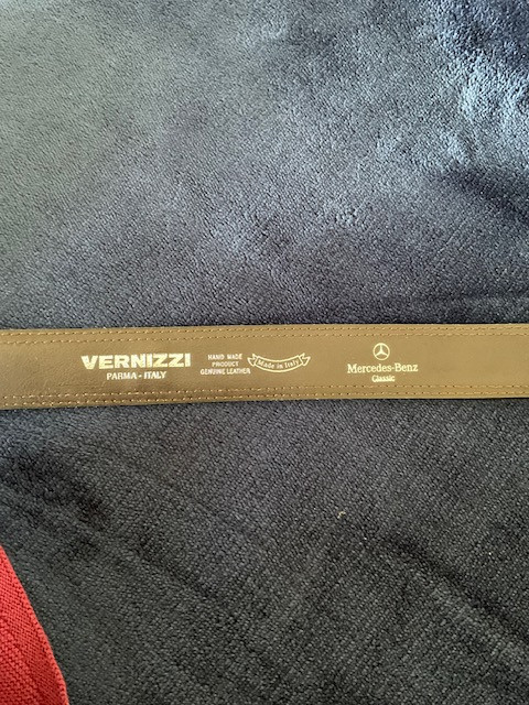 Vernizzi nieuwe lederen riem 1.20m