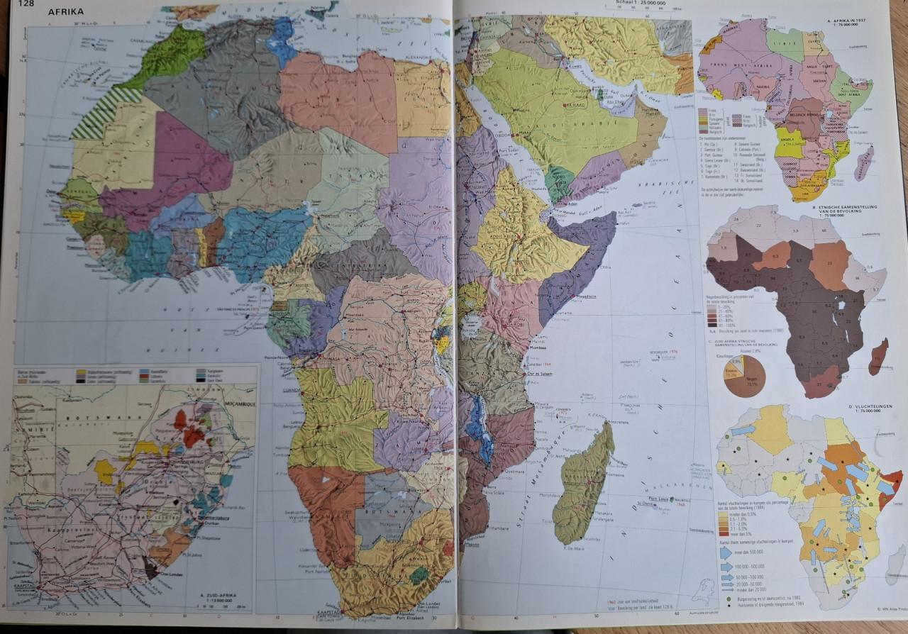 De Grote Bosatlas, 50e ed. Uitg. Wolters Noordhoff Atlasprodukties, 1988