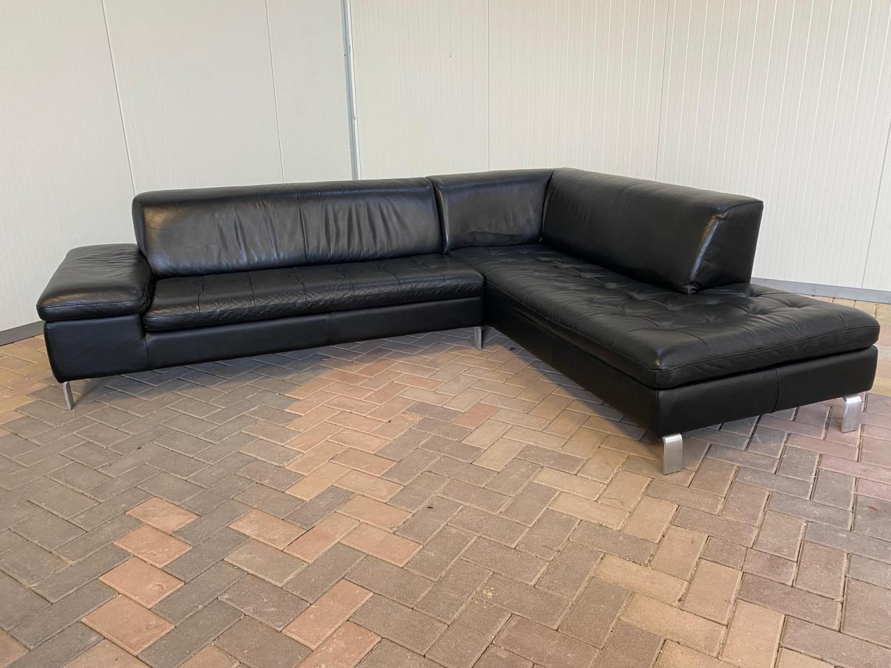 GRATIS LEVERING HEEL NL Calia Italia Echt Leer Hoekbank