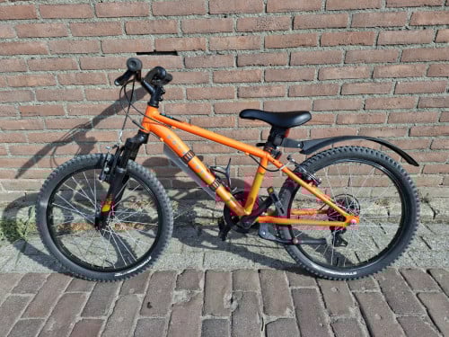 ROCKRIDER Mountainbike voor kinderen 6-9 jaar 20" EXPL 500 oranje