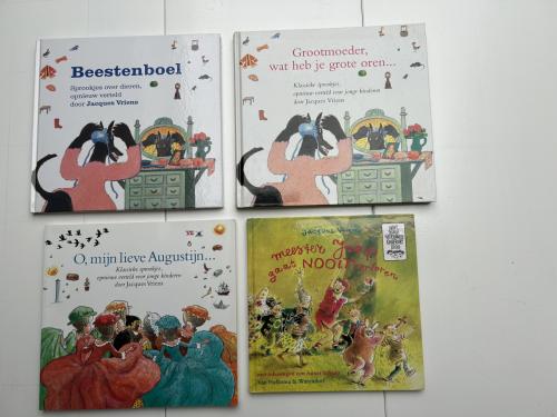 4 mooie boeken van Jacques Vriens.