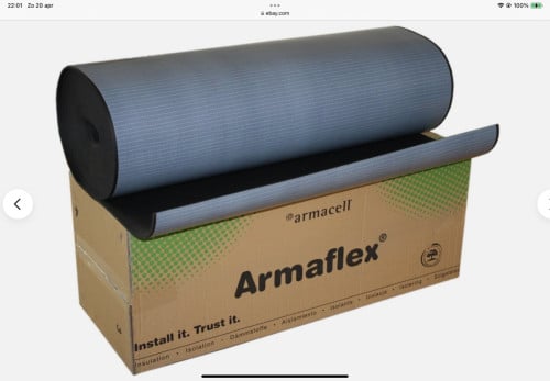 Armaflex zelfklevende isolatie