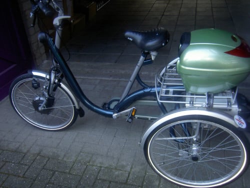 Van raam Elektrische driewieler