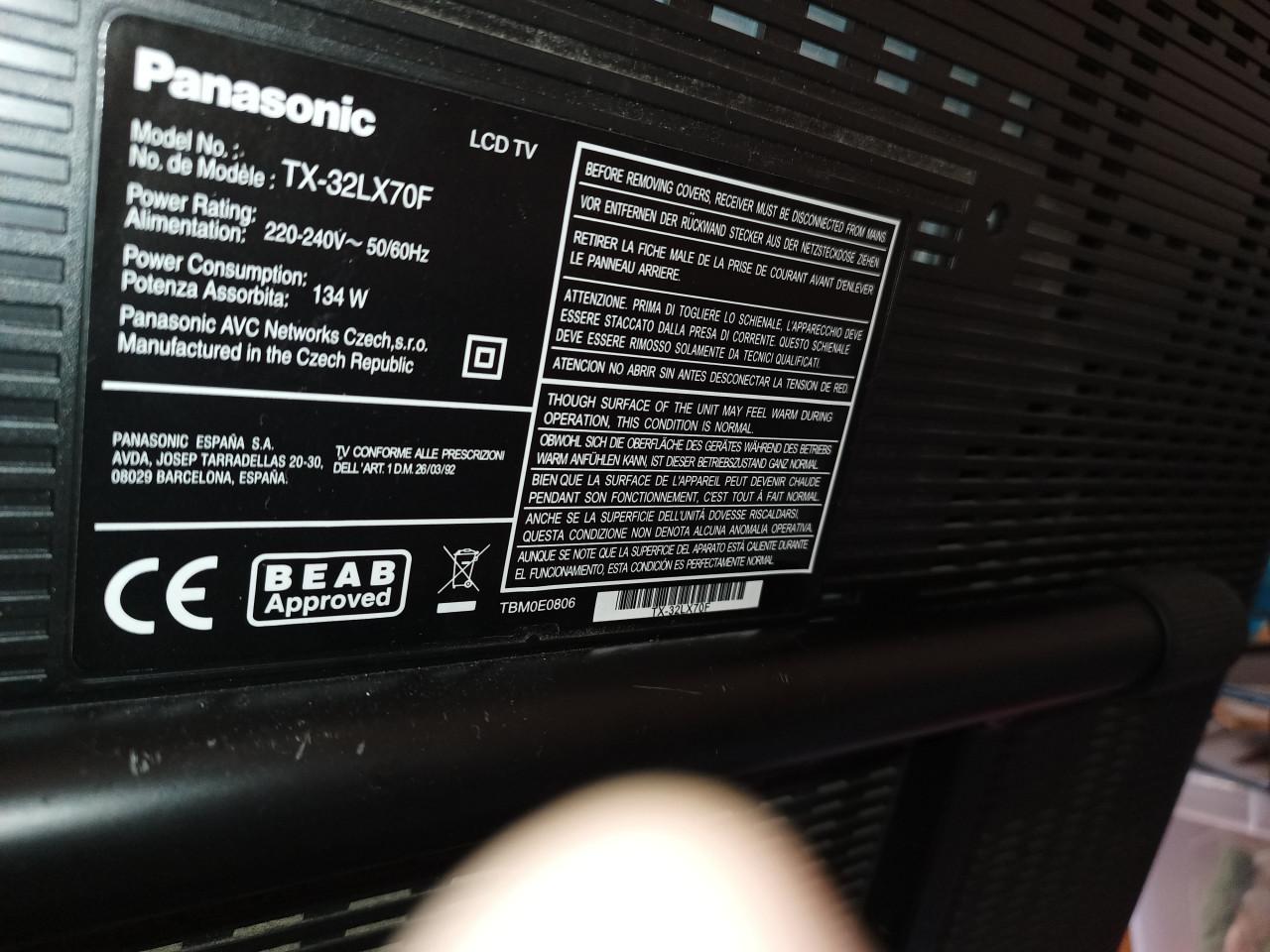 Panasonic 32 inch (81cm diagonaal) Televisie
