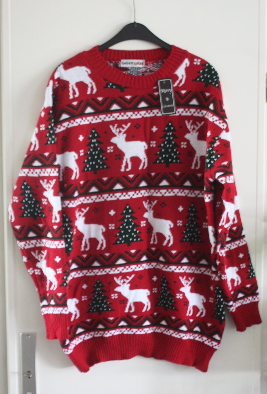Nieuwe rode kersttrui maat 3xl