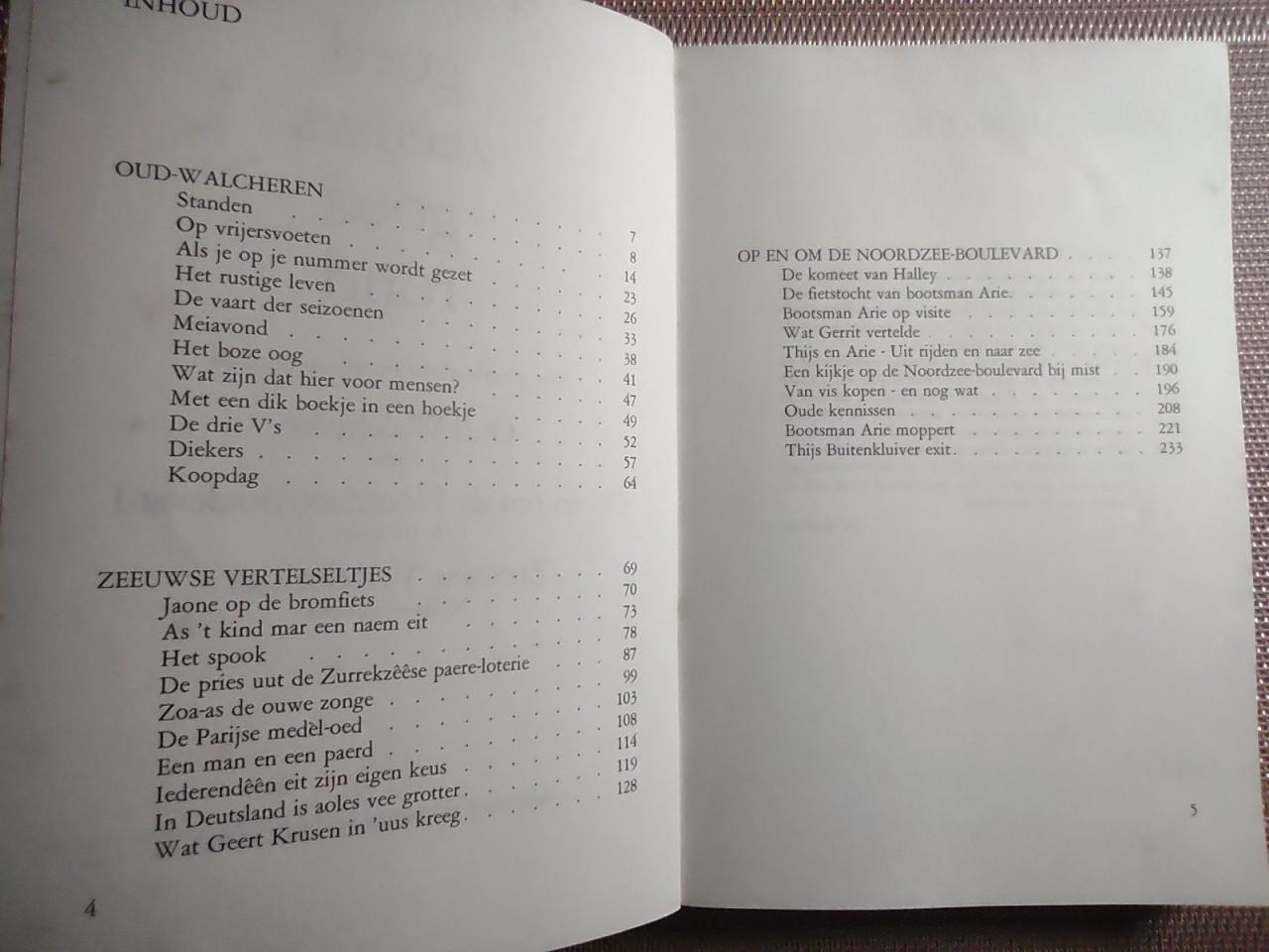 Zeeuws boek. Goed Zeeuws goed rond.