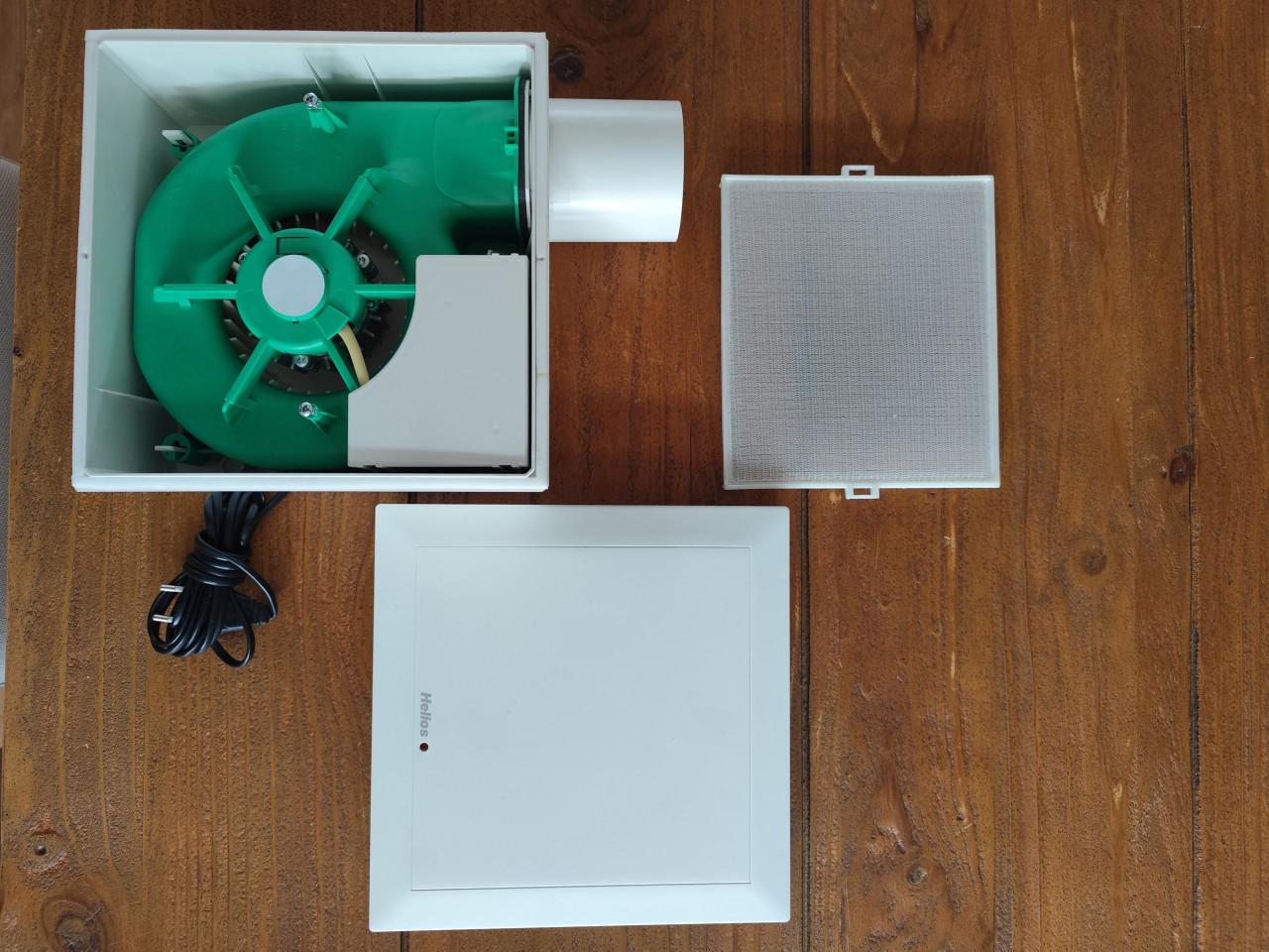 Ventilator inbouw/opbouw