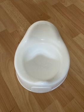 Wit potje kunststof kinderpotje