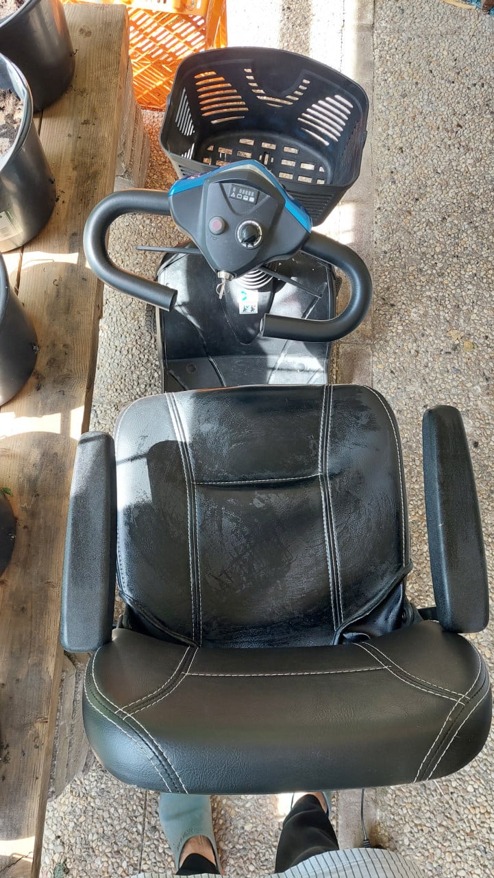 Opvouwbare scootmobiel voor binnen, buiten en op reis