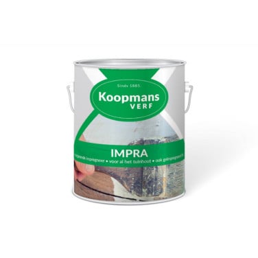 Koopmans Impra Beits Donkergroen, Groen, Lichgrijs, Donkergrijs en Bruin