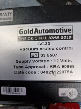 Cruise Control John Gold