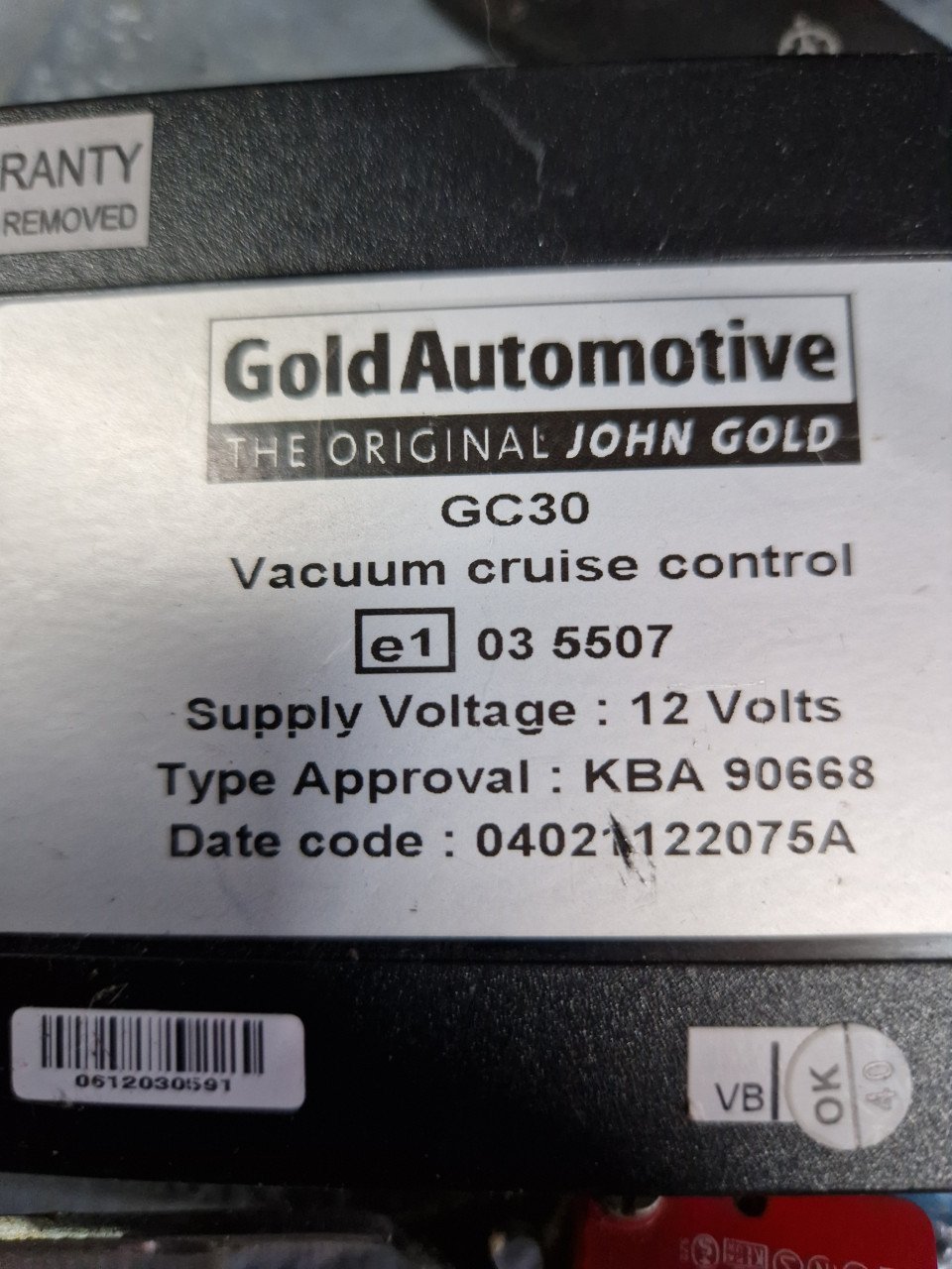 Cruise Control John Gold