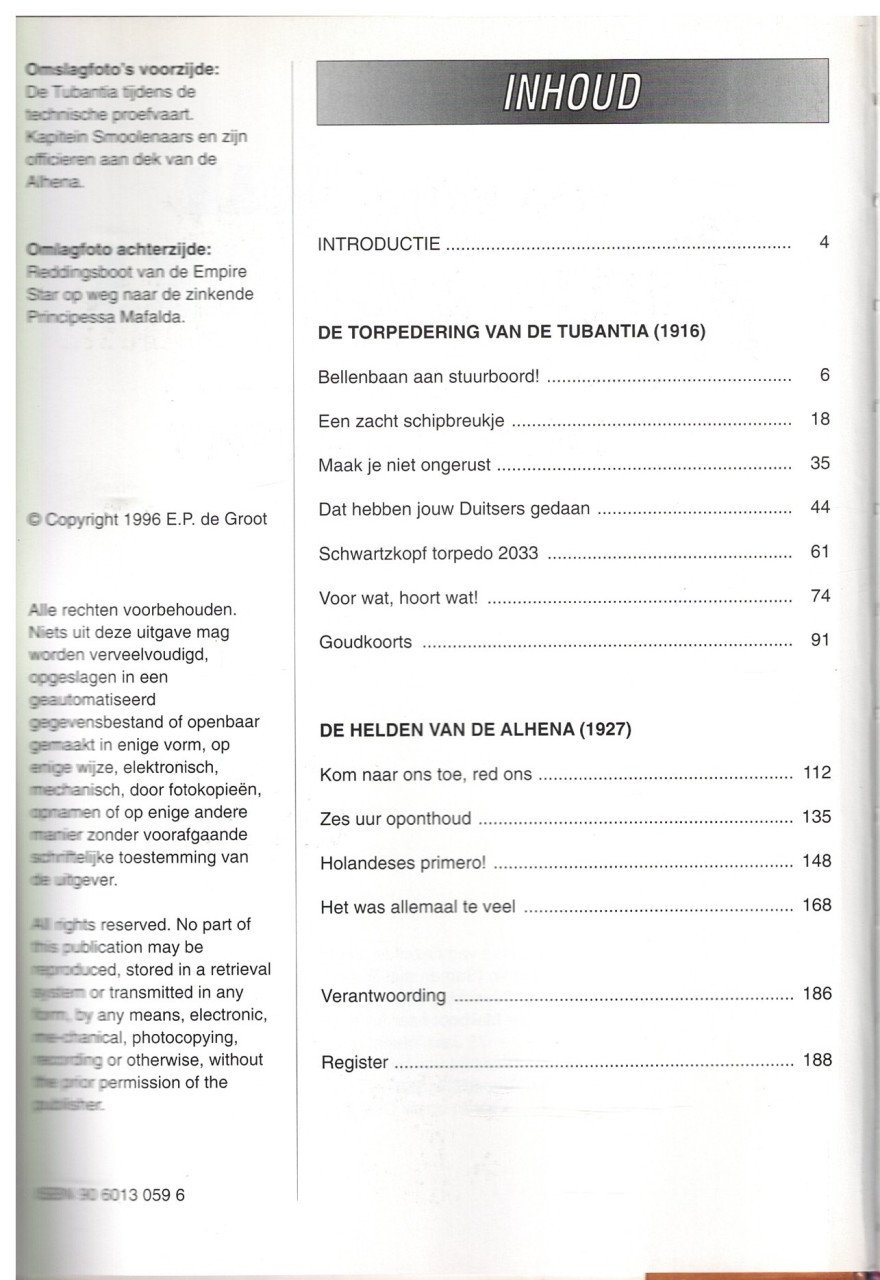 Op weg naar Zuid-Amerika. De torpedering van de Turbantia