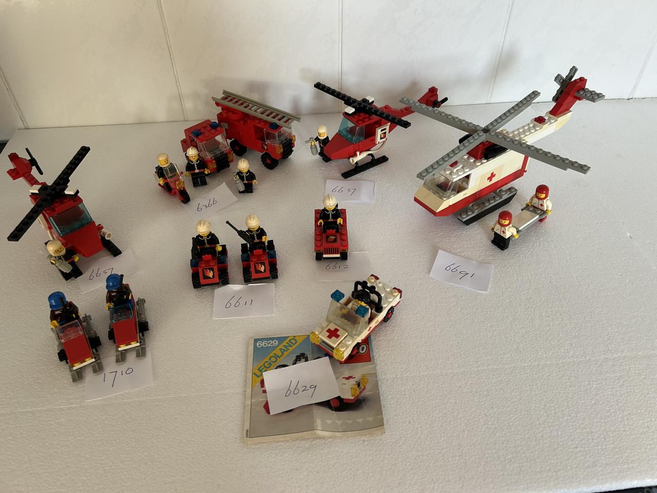 Oude Lego modellen. Hulpdiensten.