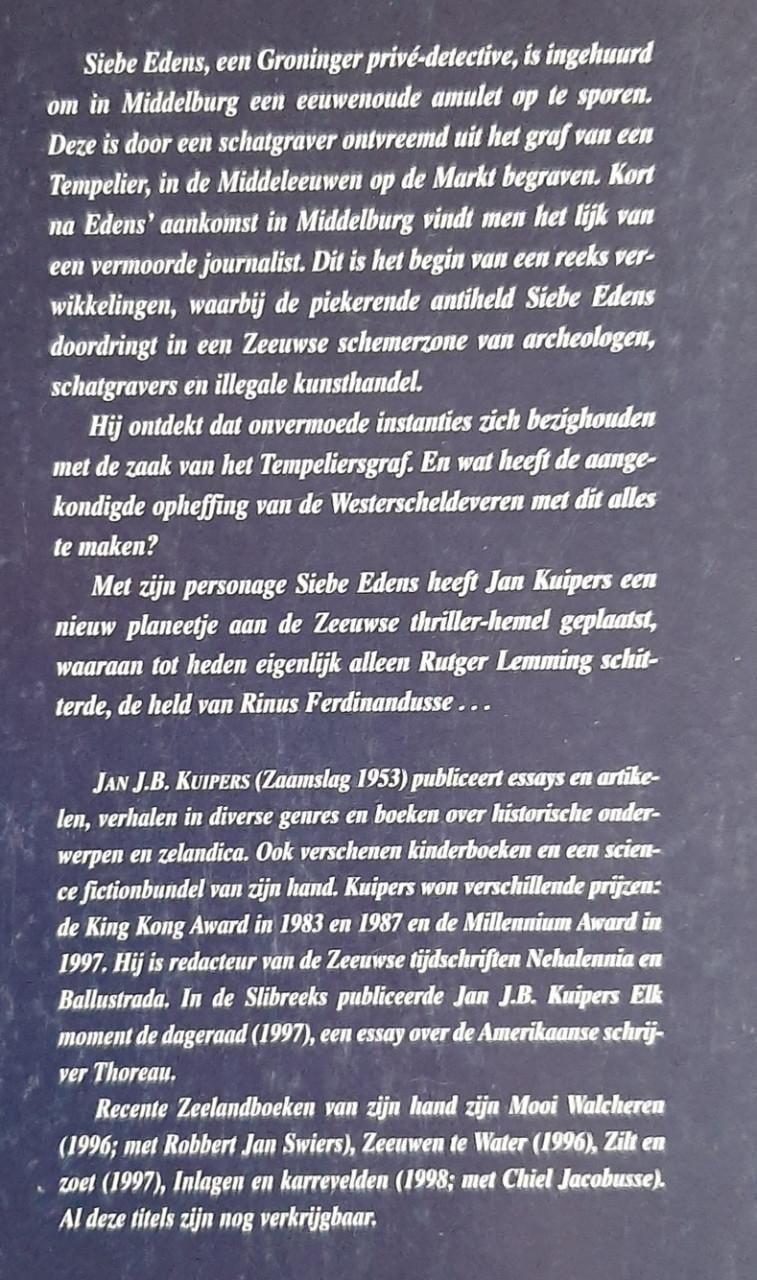 Moord aan boord van de PSD, een Zeeuwse thriller, door Jan J.B. Kuipers