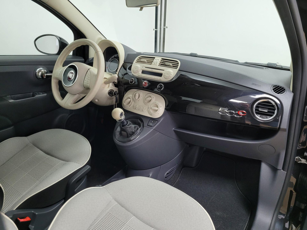 Fiat 500 C 0,9 lounge | cabrio | parkeersensor | half-leder | airco | deale
