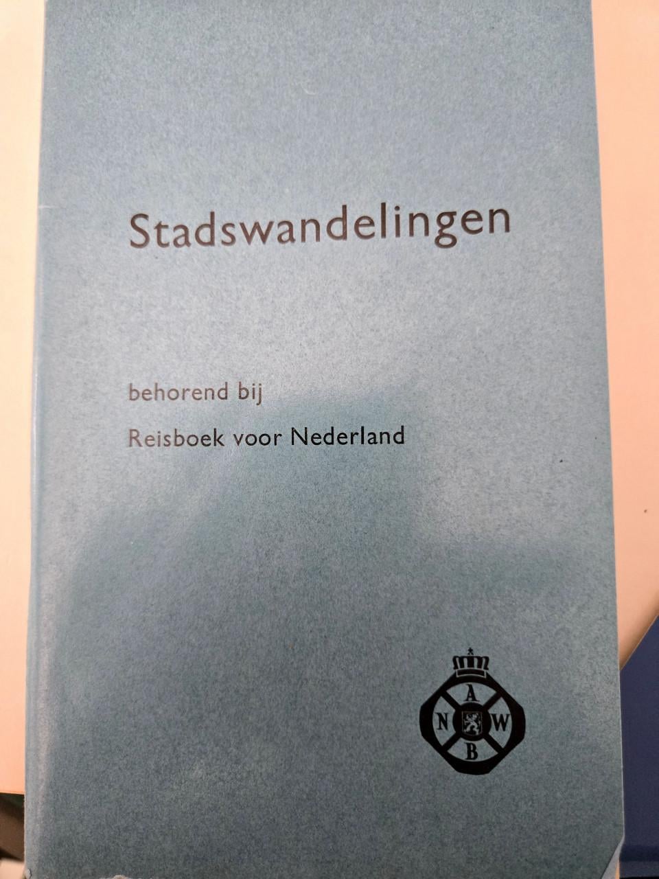 Reisboek voor Nederland uitgegeven door de ANWB, 3e druk 1965