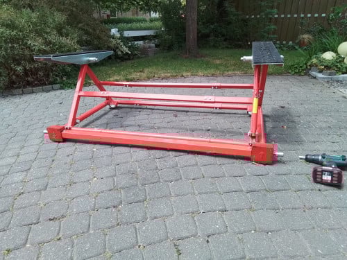 Mini autohefbrug