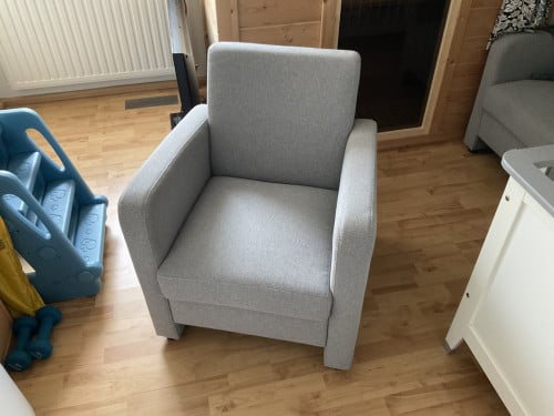 2 fauteuils grijs